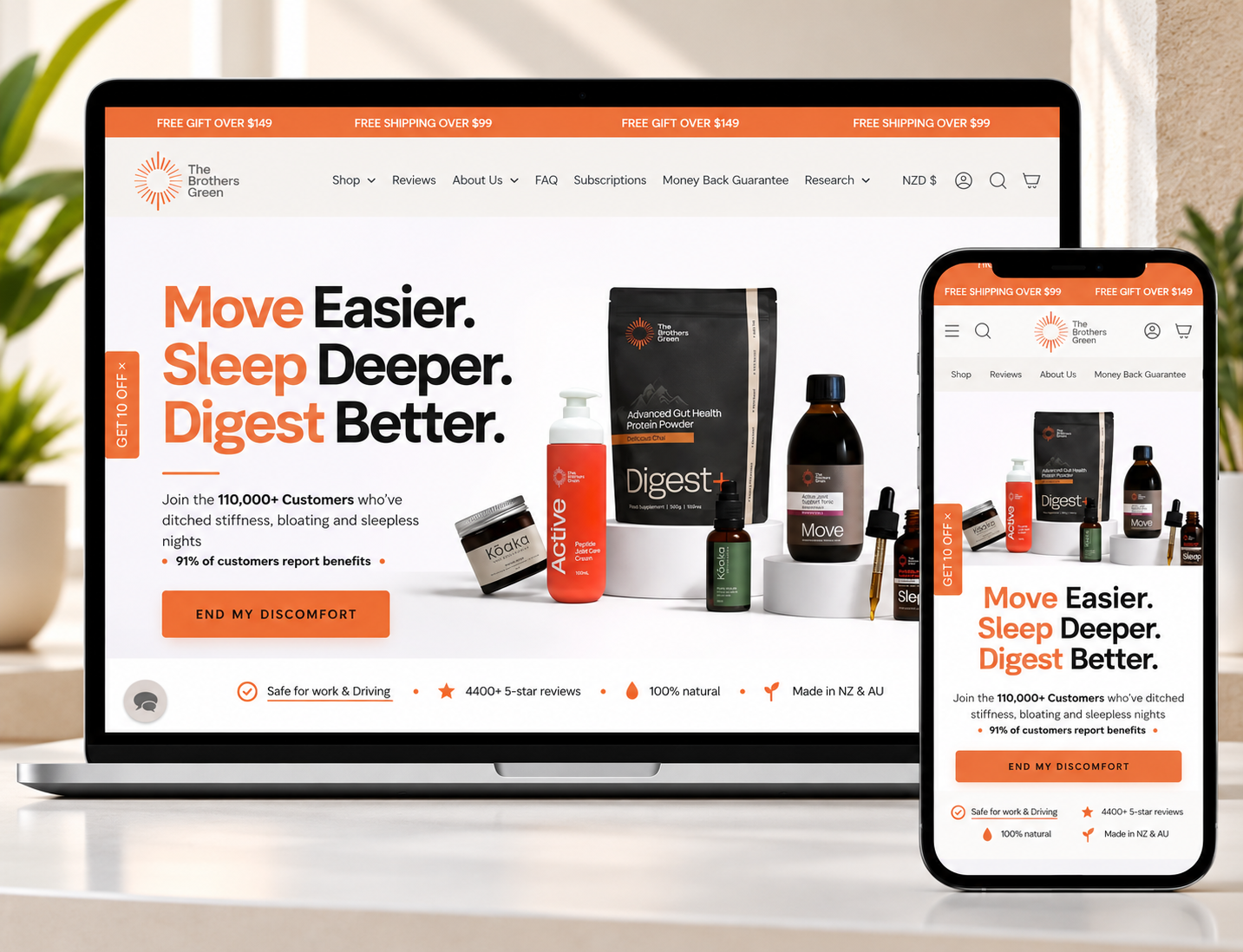 The Brothers Green Shopify Project