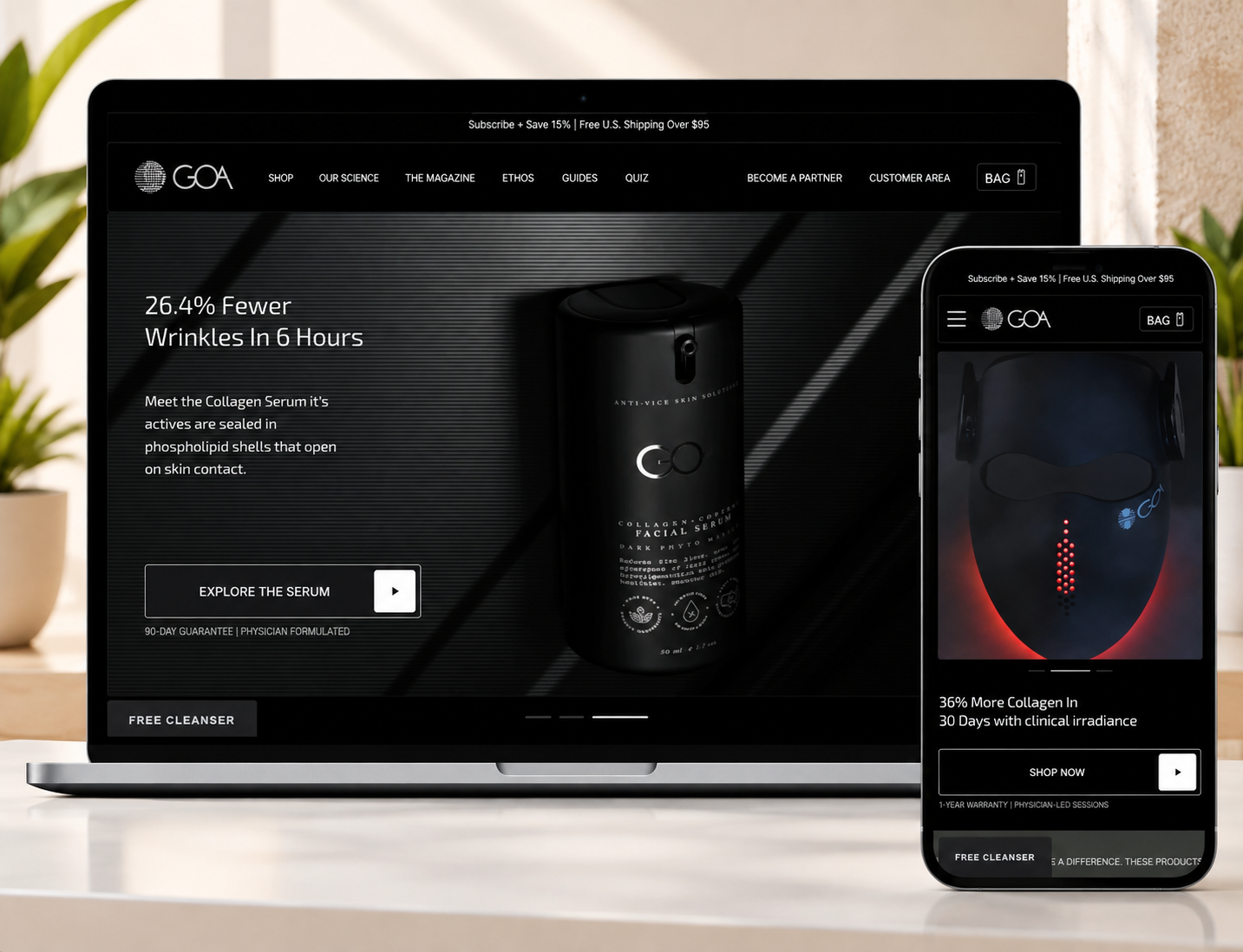 GOA Skincare Shopify Project